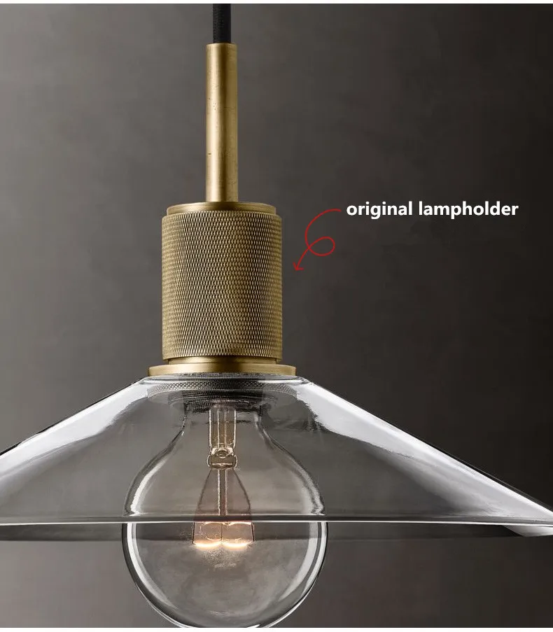 Американский родиевая лампа Edison E27 светодиодный подвесной светильник, LED потолочный светильник, светодиодный потолочный из золотистого металла Стекло светодиодный подвесной светильник Lamparas светильники
