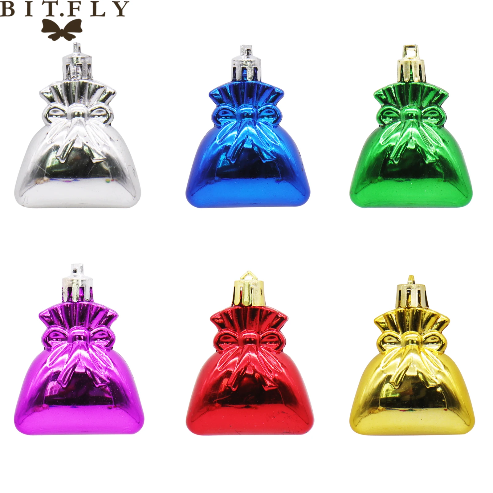 BITFLY 6 шт./упак. мини рождественские сапоги метеоритная звезда бриллиантовый