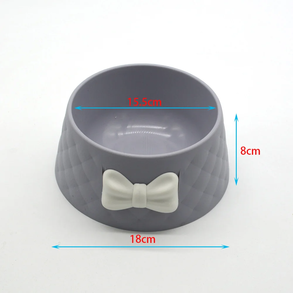 Посуда для домашних питомцев милый бант автоматическая кормушка кошек ПП