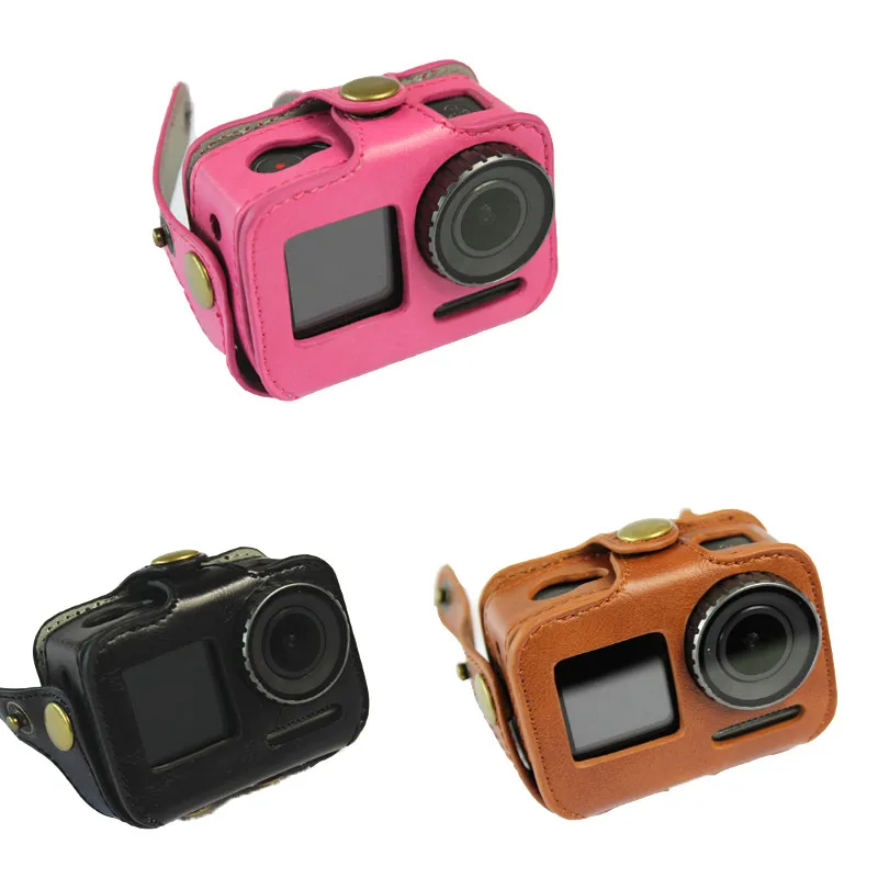 

Dji osmo action sports camera bag PU leather case Dijiang DJ protective cover