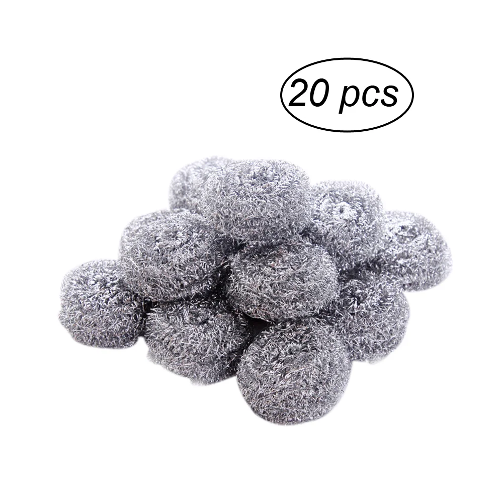 

Stainless Steel Dish Bowl Cleaning Spiral Scourers Practical Kitchen Cleaner