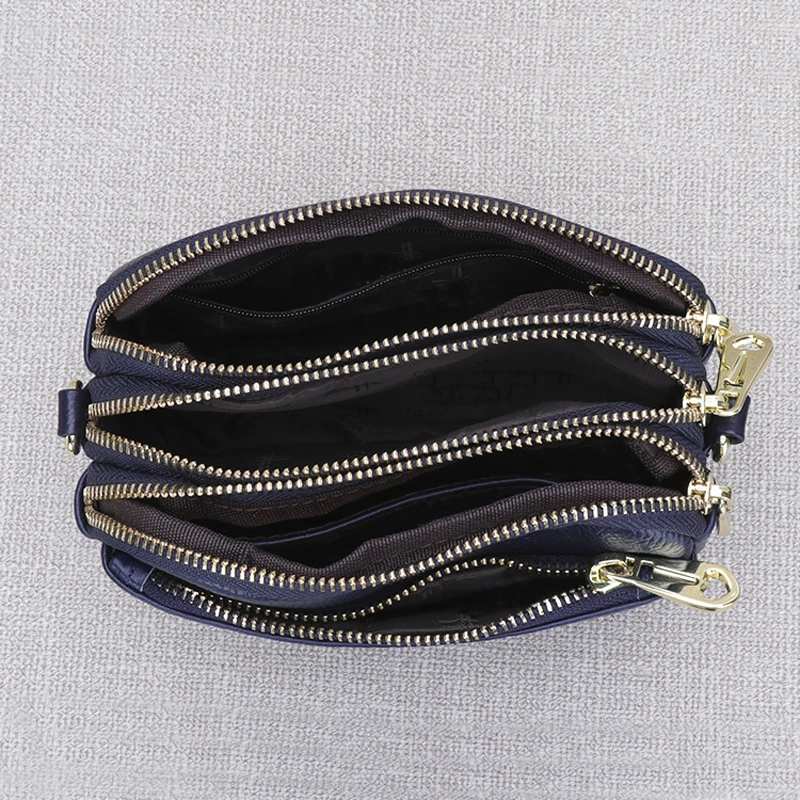 Сумка на плечо женская из натуральной кожи роскошный саквояж Модный маленький