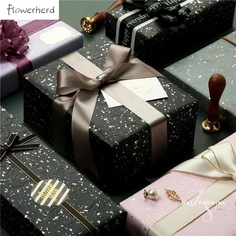 

10pcs Gift Packaging Sequined Thin Paper Gold and Silver Packaging Flower Wrapping Paper Craft Paper Scrapbook Paper