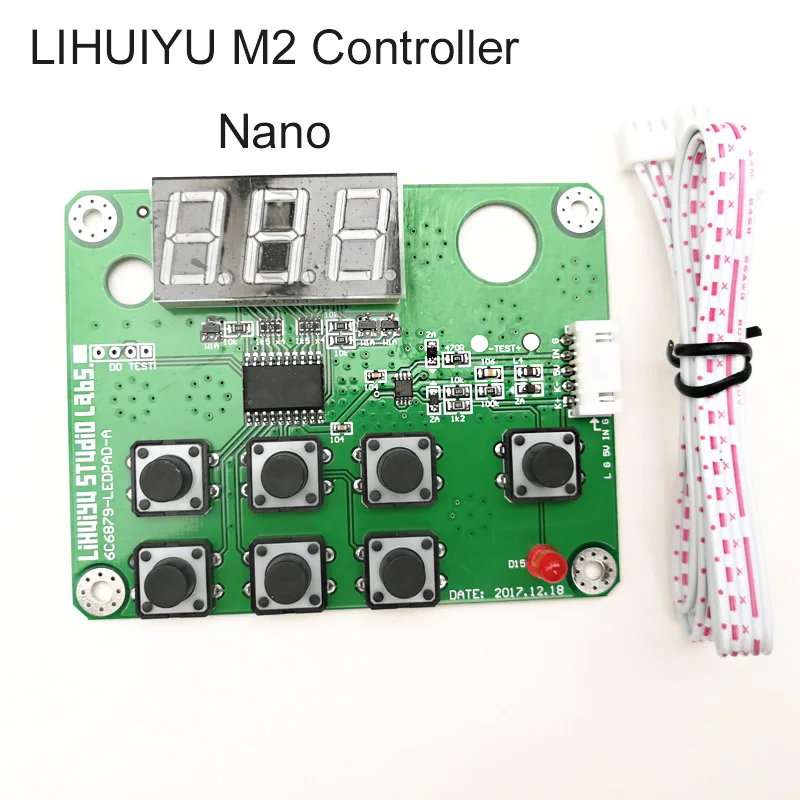LIHUIYU Nano M2 CO2 Лазерная основная плата + ключ B панель управления Corellaser LaserDRW печатная