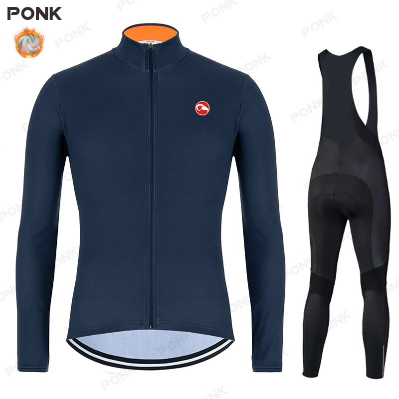 

2021 Winter Thermal Fleece Cycling Jersey Set Racing Bike Cycling Suit Mountian Bicycle Cycling Clothing Ropa Ciclismo Bicycle
