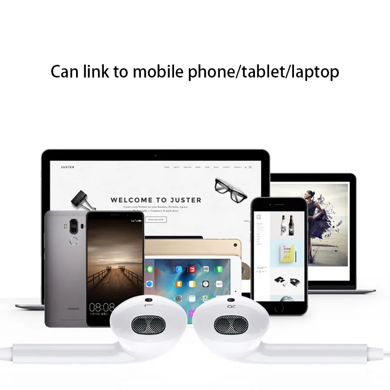 

Bluetooth headset with microphone HIFI sound quality sports headset three-button operation