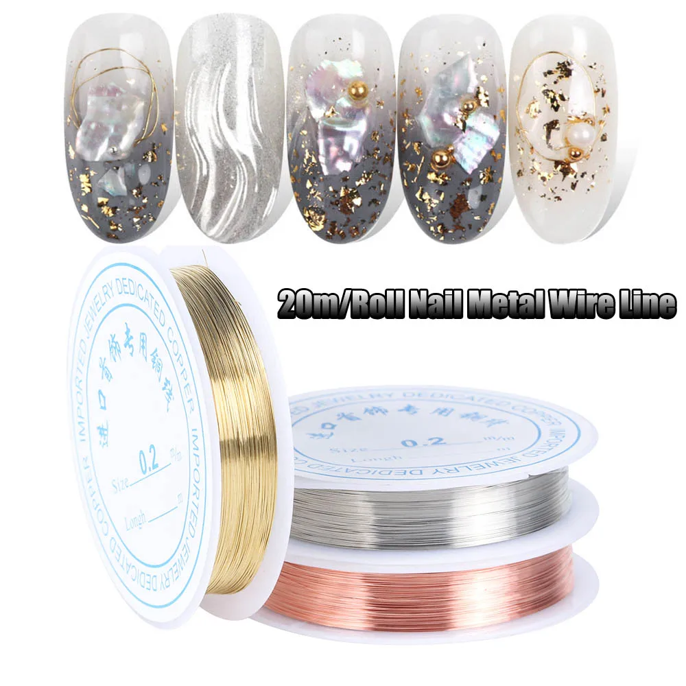 1 рулон медной проволока гвозди художественное украшение Очаровательная линия DIY