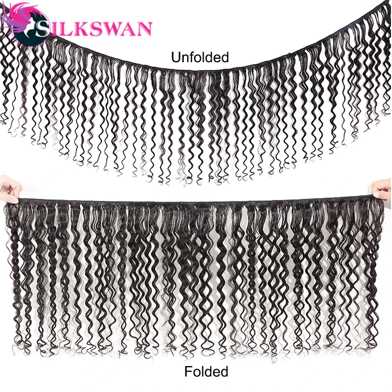 Волосы Silkswan бразильские волнистые волосы пряди длинных дюймов 32 34 36 38 40