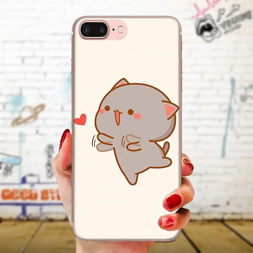 Kawaii Molang Пёс из мультфильма кот для Galaxy Alpha Note 10 Pro A10 A20 A20E A30 A40 A50 A60 A70 A80 A90 M10 M20 M30 M40 |