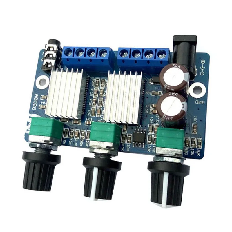 Dc12V 2.1 Channel Subwoofer Audio Amplifier Board 12Wx2+22W Class D Digital Super Tda2030A |