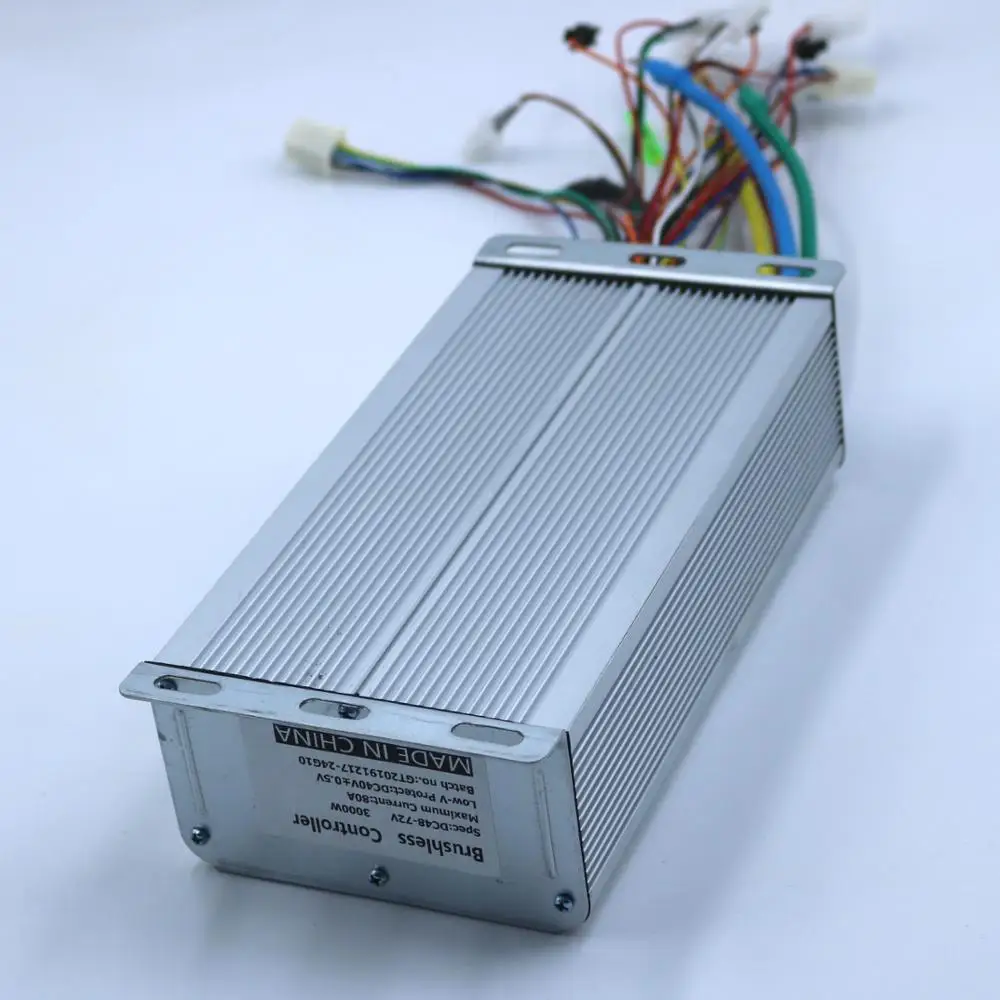 GREENTIME 24 MOSFET 48-72V 3000W 80Amax BLDC контроллер двигателя EV Бесщеточный Регулятор скорости
