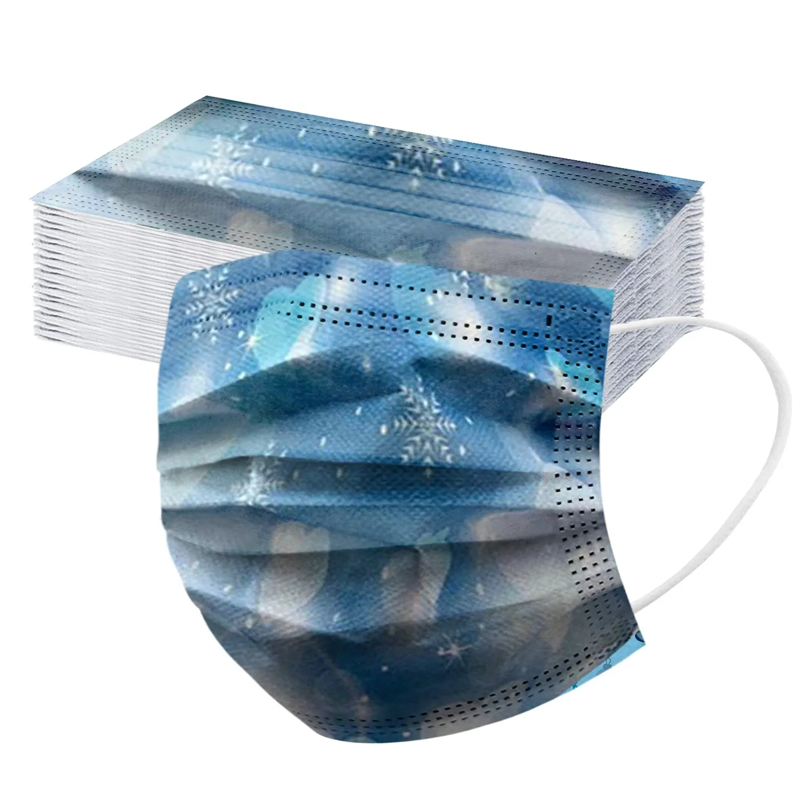 Маска одноразовая 3-слойная для косплея дышащая маска взрослых с рисунком сердца