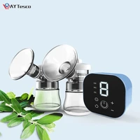 double electric breast pump intelligent automatic bottle baby breast feeding milk extractor accessories baby care pop it er880