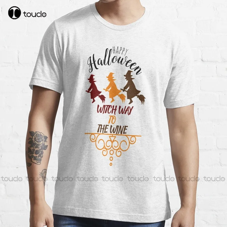 

Witch Way To The Wine-Funny Hallowine T-Shirt Baseball Shirt Women Custom Aldult Teen Unisex Digital Printing Tee Shirt Xs-5Xl