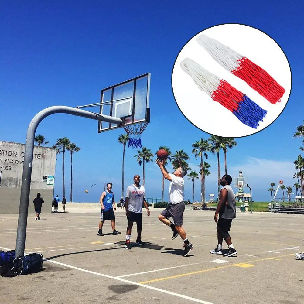 

1pcBasketball Rim Mesh Durable Basketball Net Heavy Duty Mesh Standard Rim Nylon Net Basketball Goal Fits Accessories Rims W8I8