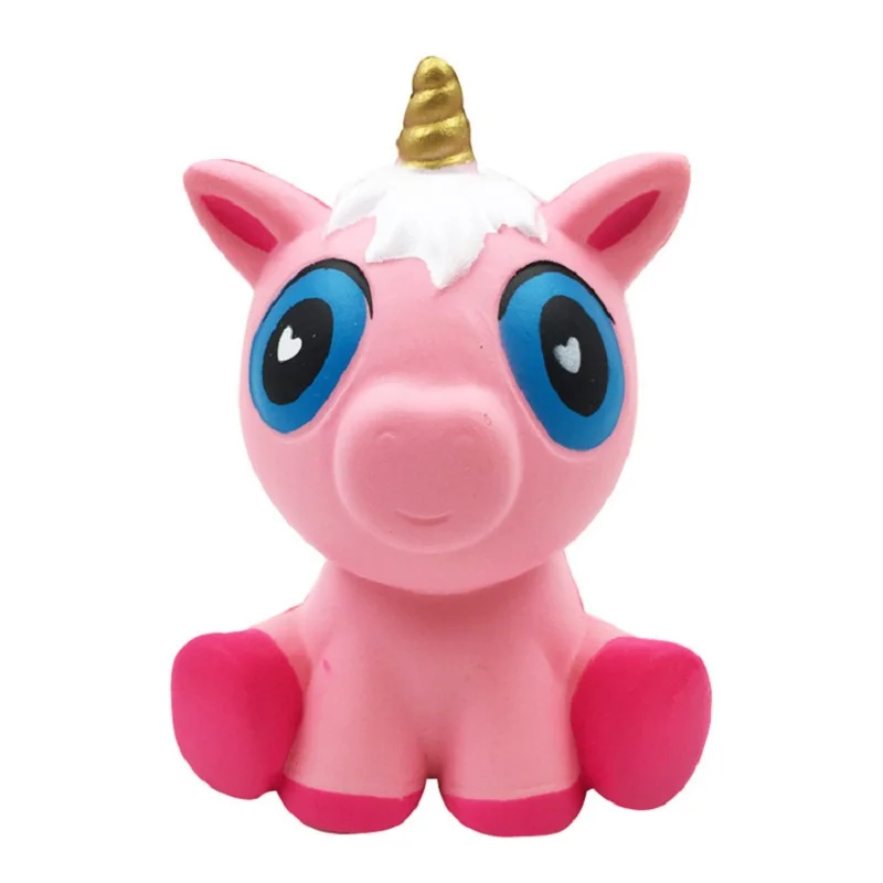 

Jumbo Big Pink Pony Unicorn Squishy Slow Rising Squeeze Toys Super Soft Elastic Toy Child Birthday Christmas Gift 16*12CM