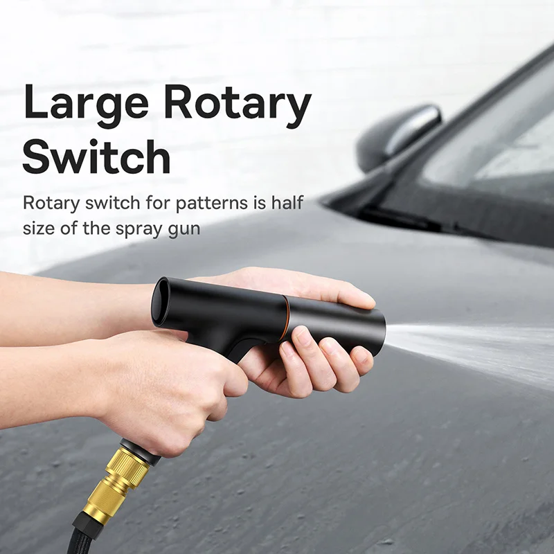 Baseus Car Wash Gun Washer Spray Nozzle High Pressure Cleaner For Auto Home Garden Cleaning Washing Accessories | Автомобили и
