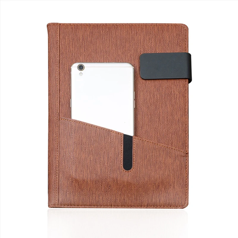 A5 блокнот с пряжкой канцелярский кожаный для деловых встреч записывающая