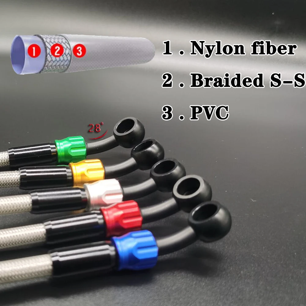 Универсальные мотоциклетные Гидравлические Тормозные масляные трубки hornet