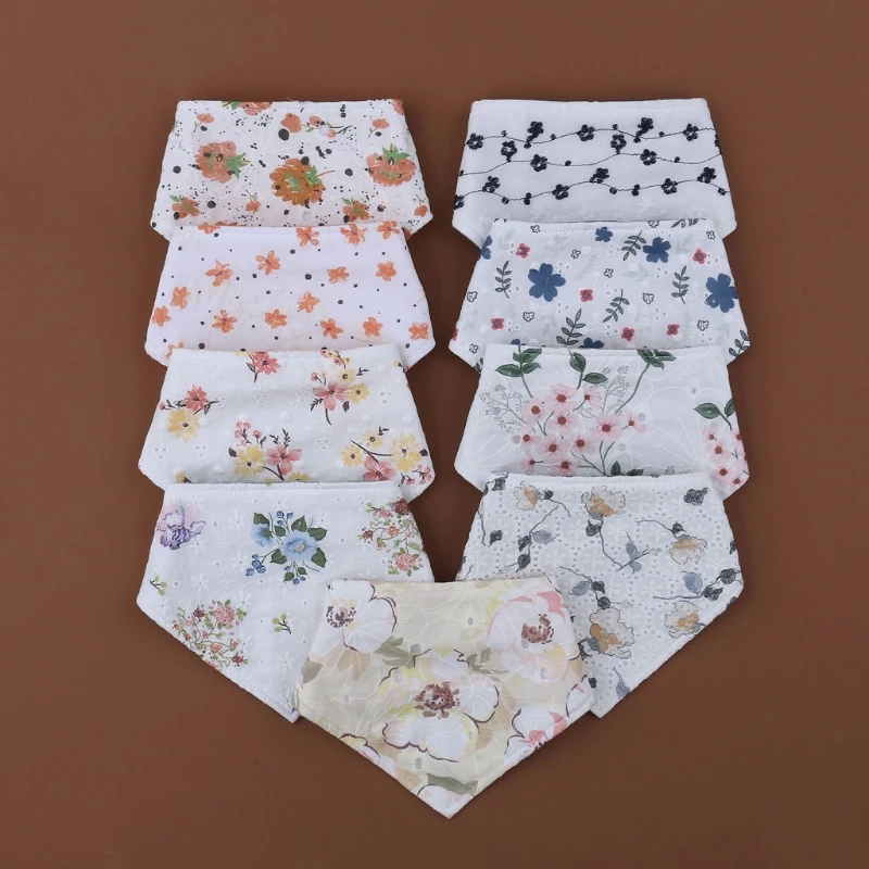 

1 Pc Baby Saliva Towel Double Side Bibs Bandana Toddler Burp Cloth Waterproof H055