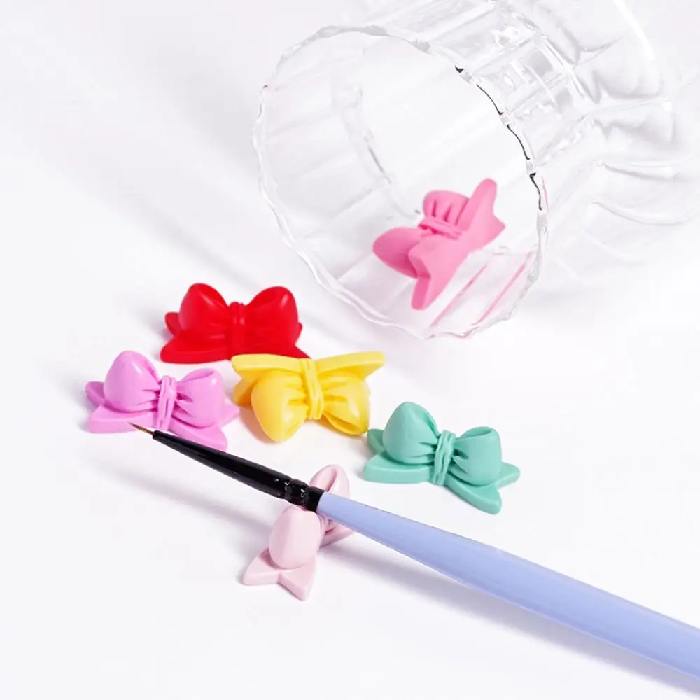 2 шт./компл. с милым принтом из мультфильма бантом Нейл-арт настольная подставка