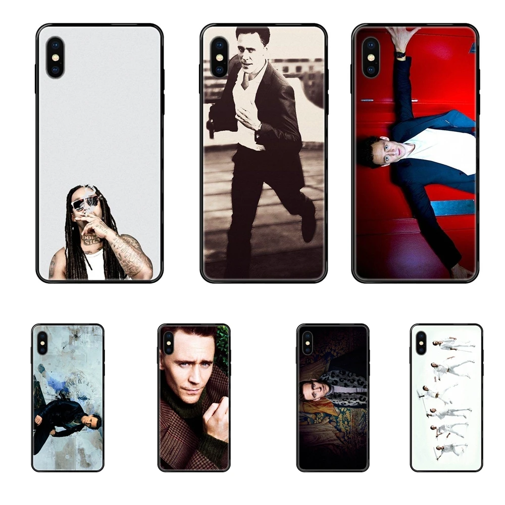 Черный мягкий ТПУ чехол для мобильного телефона Tom Hiddleston Xiaomi Mi Note A1 A2 A3 5 5s 6 8 9 10 SE Lite