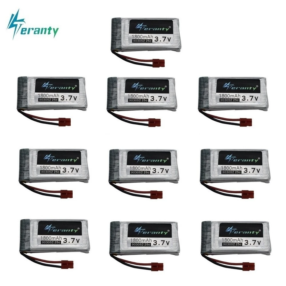 Литий полимерный аккумулятор 3 7 в 1800 мАч для KY601S SYMA X5 X5S X5C X5SC X5SH X5SW X5HW X5UW M18 H5P HQ898 H11D