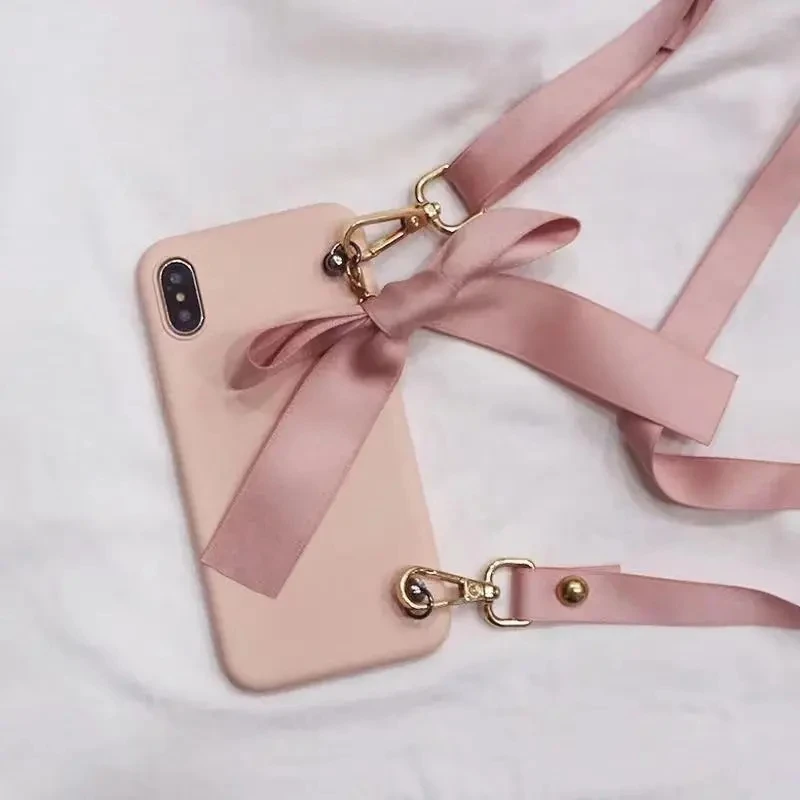Для OPPO Reno 2 2Z Z Ace Ace2 4 3 5 6 4Z SE Pro Plus 4G 5G Bow lanyard чехол для телефона | Мобильные телефоны и