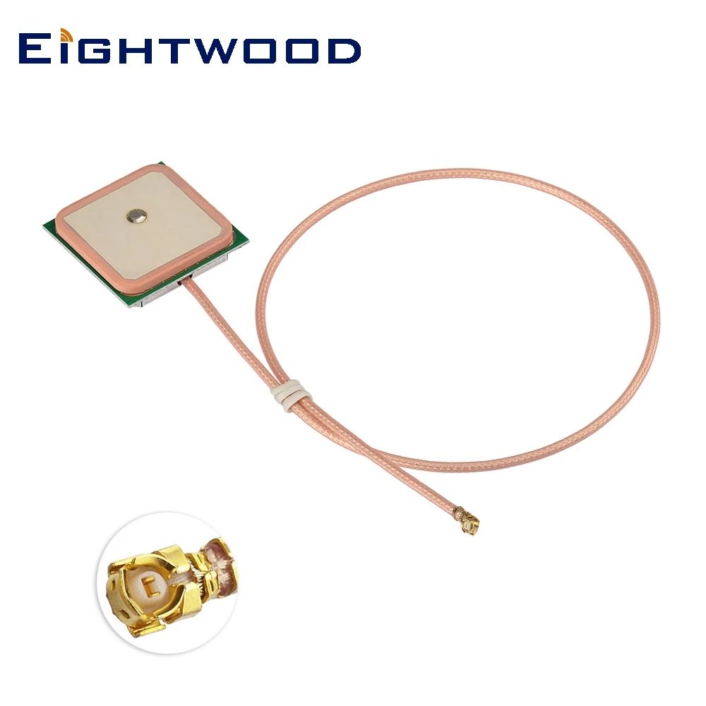 Eightwood Активная GPS Антенна Внутренняя антенна IPEX Соединительный с RG178 30 см для НПР