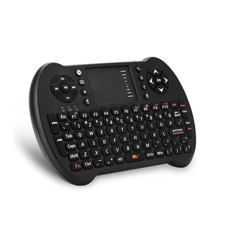 Беспроводная мини клавиатура VIBOTON легкая мультимедийная с тачпадом 2 4 ГГц для
