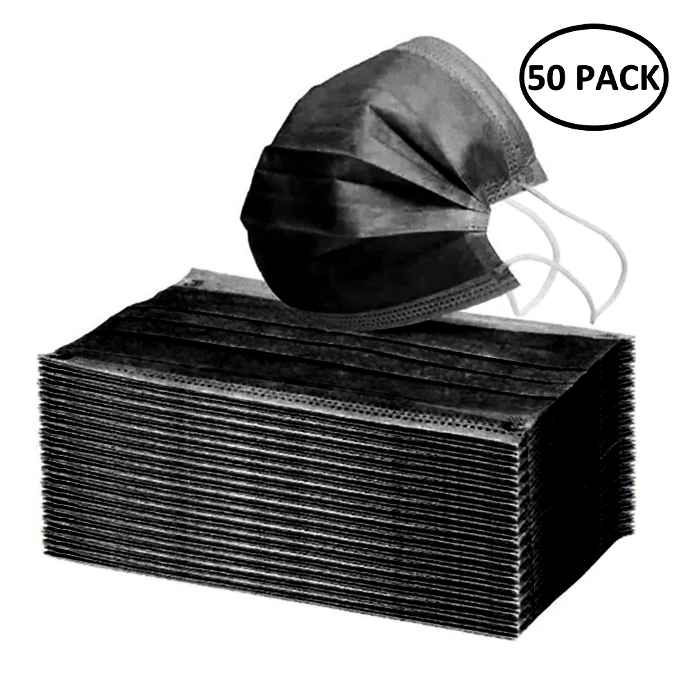 В наличии! Маска одноразовая трехслойная из нетканого материала 50/100/200/300/500