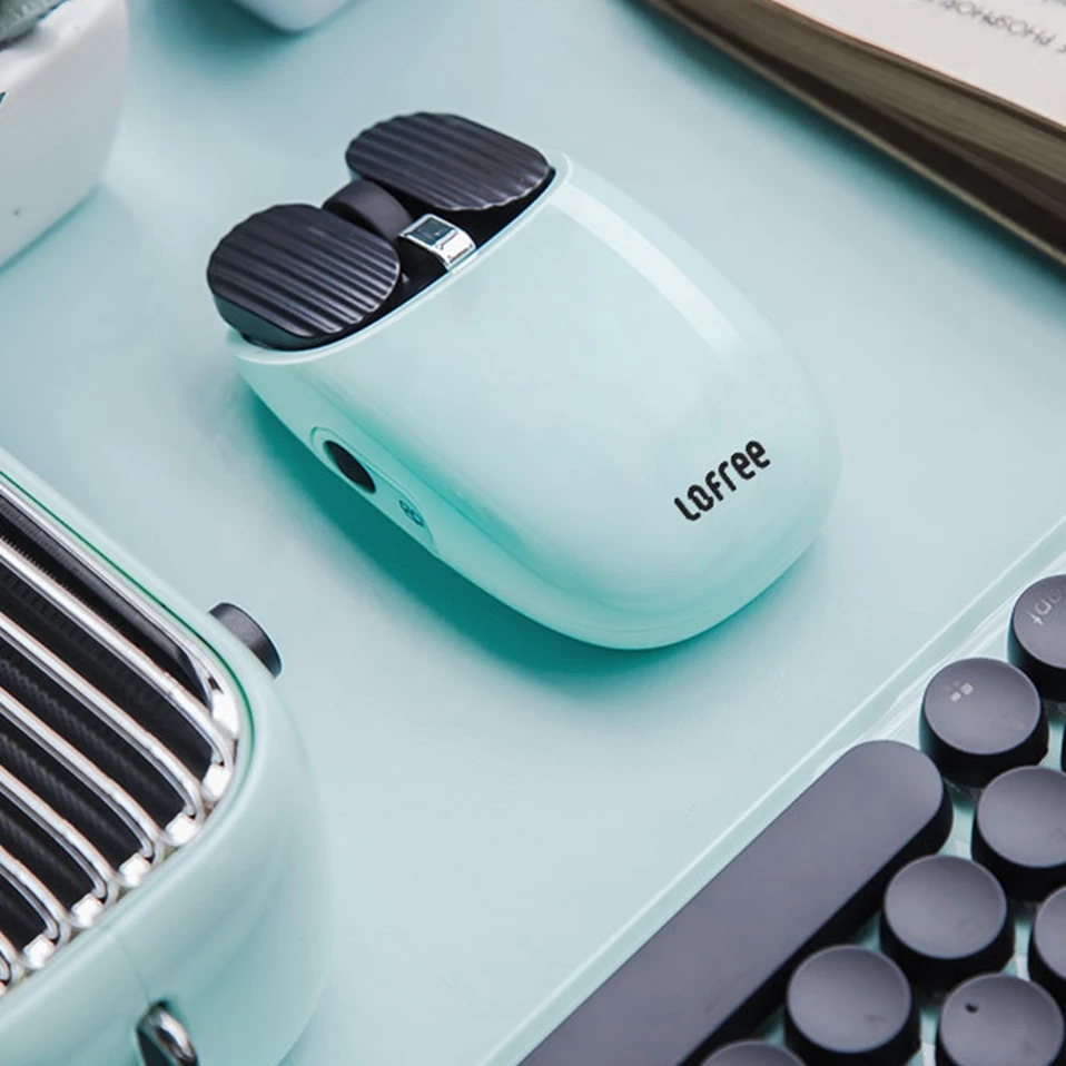 Xiaomi Youpin LOFREE Беспроводная bluetooth-мышка 2,4G Bluetooth двухрежимный подключение жеста игра офисная компьютерная мышь для Windows