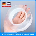 Клейкая лента нано прозрачная, многоразовая водонепроницаемая клейкая лента, не оставляет следов, для украшения стен дома, кухни, спальни