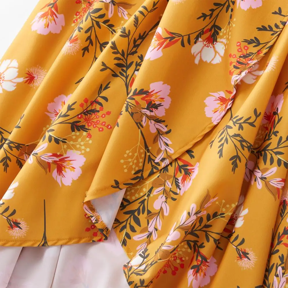 Платье с открытыми плечами PatPat летнее Повседневное платье для мамы и меня