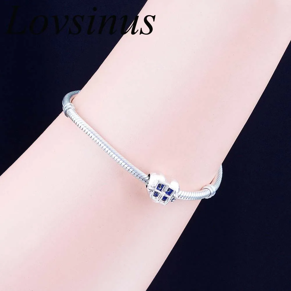 Подходит для оригинальных европейских шармов браслетов из настоящего 925 пробы