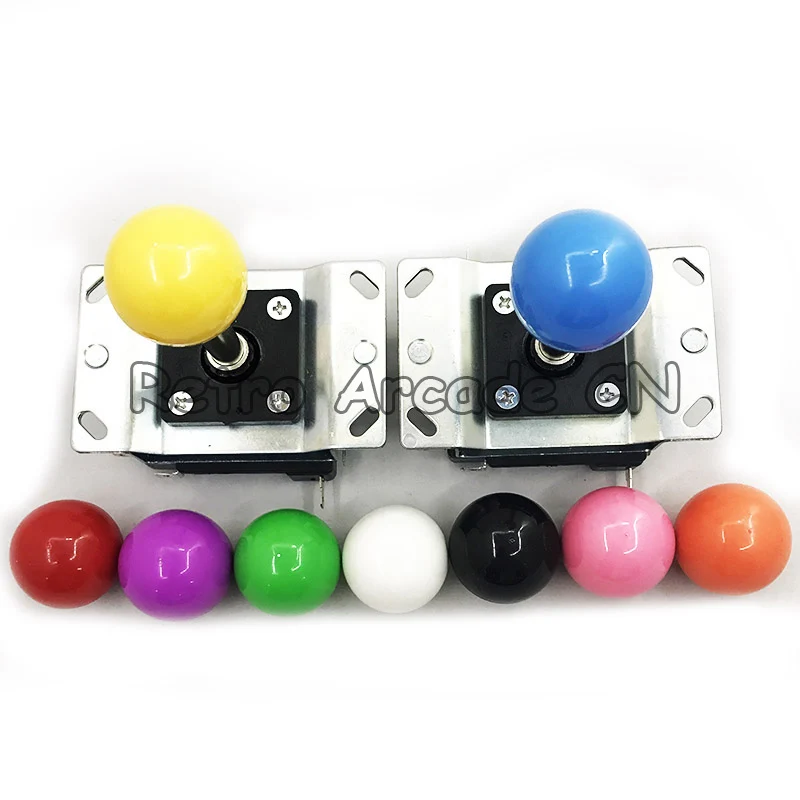 

Factory Price Retro Street Fighting MD Joystick Round Topball with Microswitch for Arcade Machine DIY Arcade Game Kits