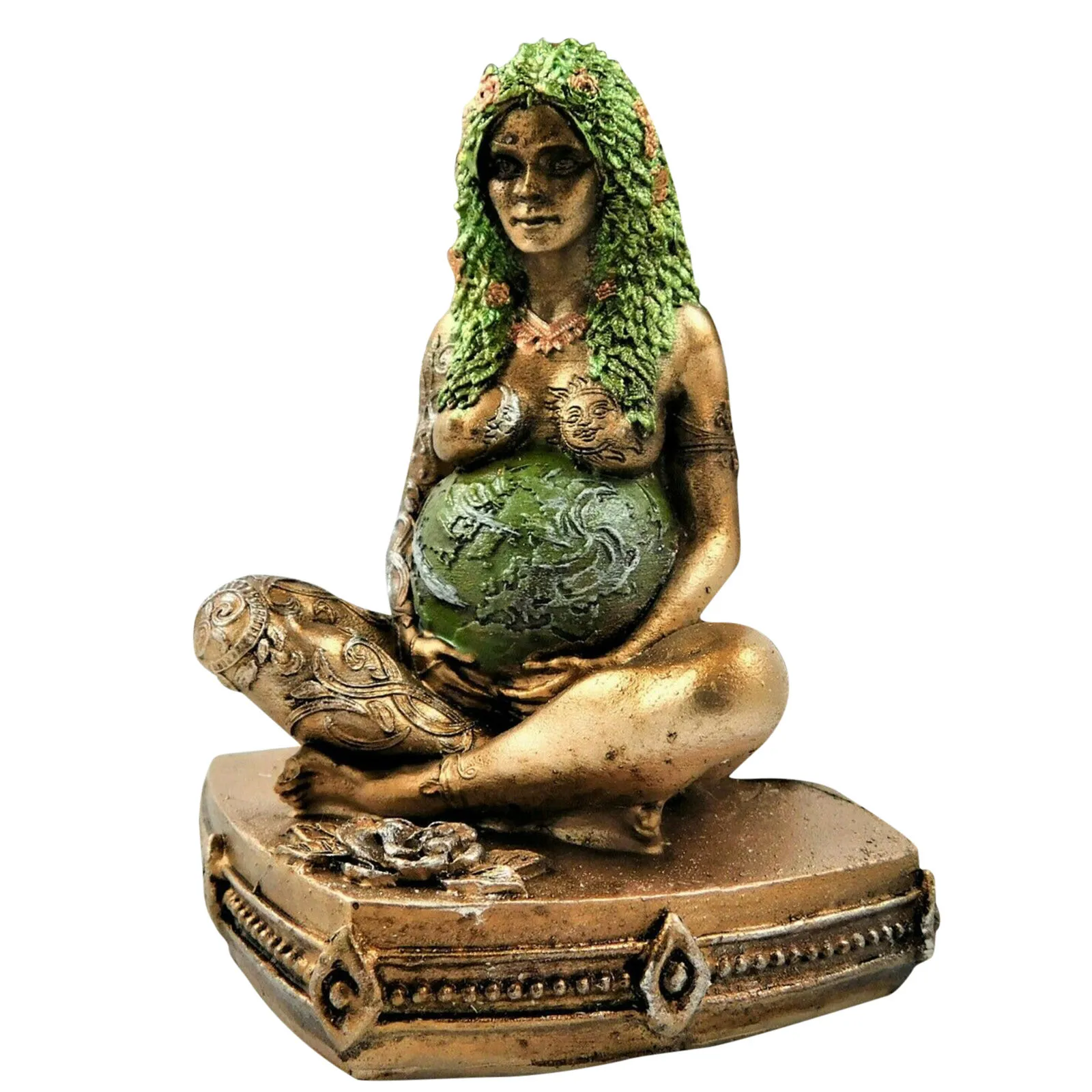 

Mother Earth Art Statue Polyresin Figurine Mother Earth Statue 15CM Esculturas Decorativas Para Casa Engel Figuren Estatua