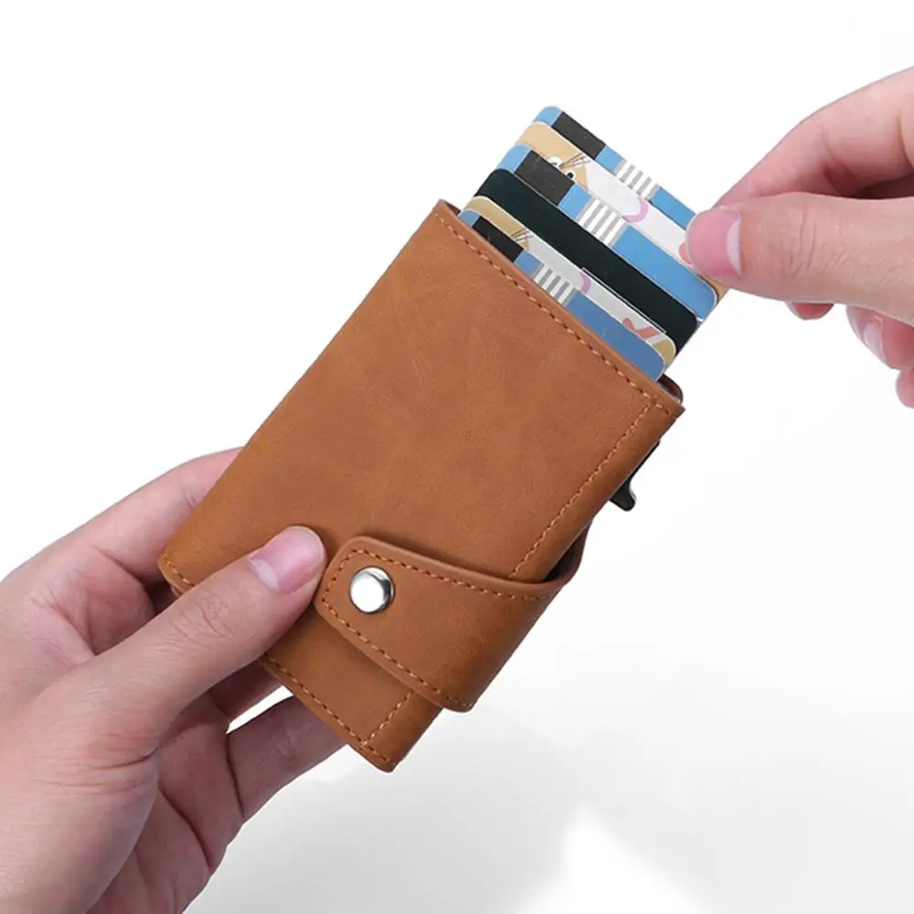 2020 новый мужской id держатель для кредитных карт кошелек RFID Блокировка Защита PU