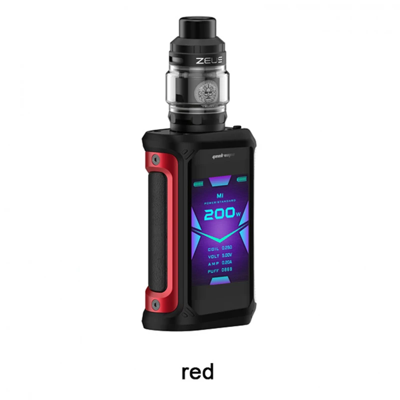Боксмод Geekvape Aegis X Zeus Kit 200 Вт испаритель с резервуаром Sub Ом 5 мл вейп-комплект