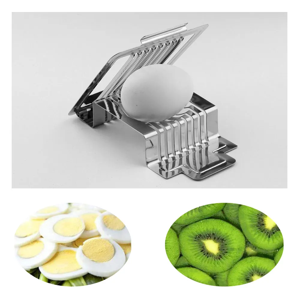Домашняя Кухня Резак для яиц из нержавеющей стали вареное яйцо слайсер