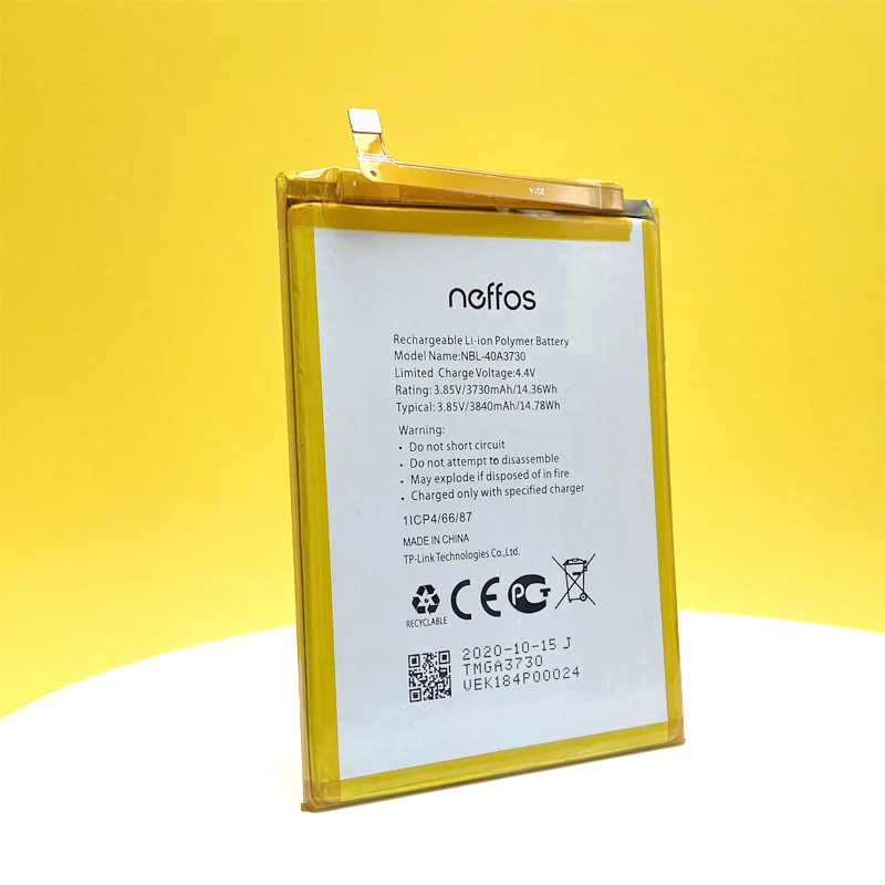 

NBL-40A3730 Battery For TP-LINK Neffos C9 TP707A 3840mAh NEW Original Mobile Phone Battery In Stock
