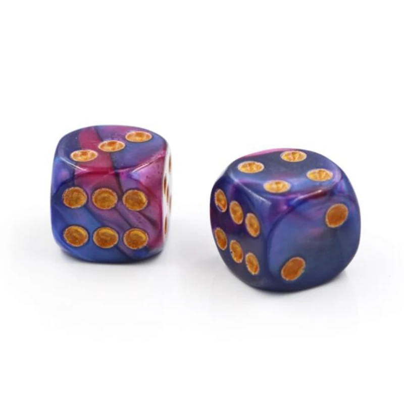 

5Pcs/Set 6 Sided Number Color Acrylic Round Corner Dice Party Family DIY Games Engraving Educational Toys Accessaries