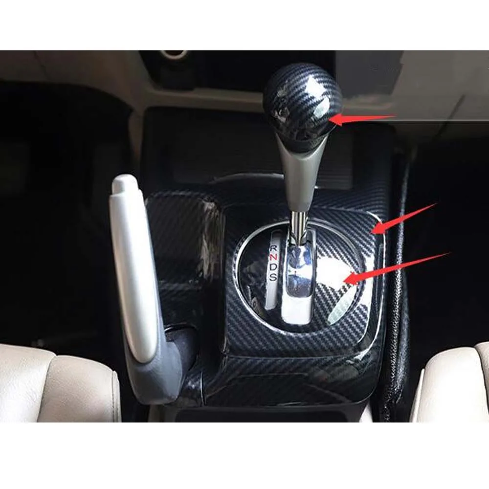 Наклейка на переключатель передач YAQUICKA 3x для Honda Civic 2006-2011 AT Style LHD автомобильные