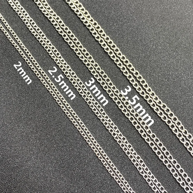 Ожерелье с золотым/посеребренным/бронзовым покрытием 2 ярда 1/2/2/1/3/3 мм - купить по