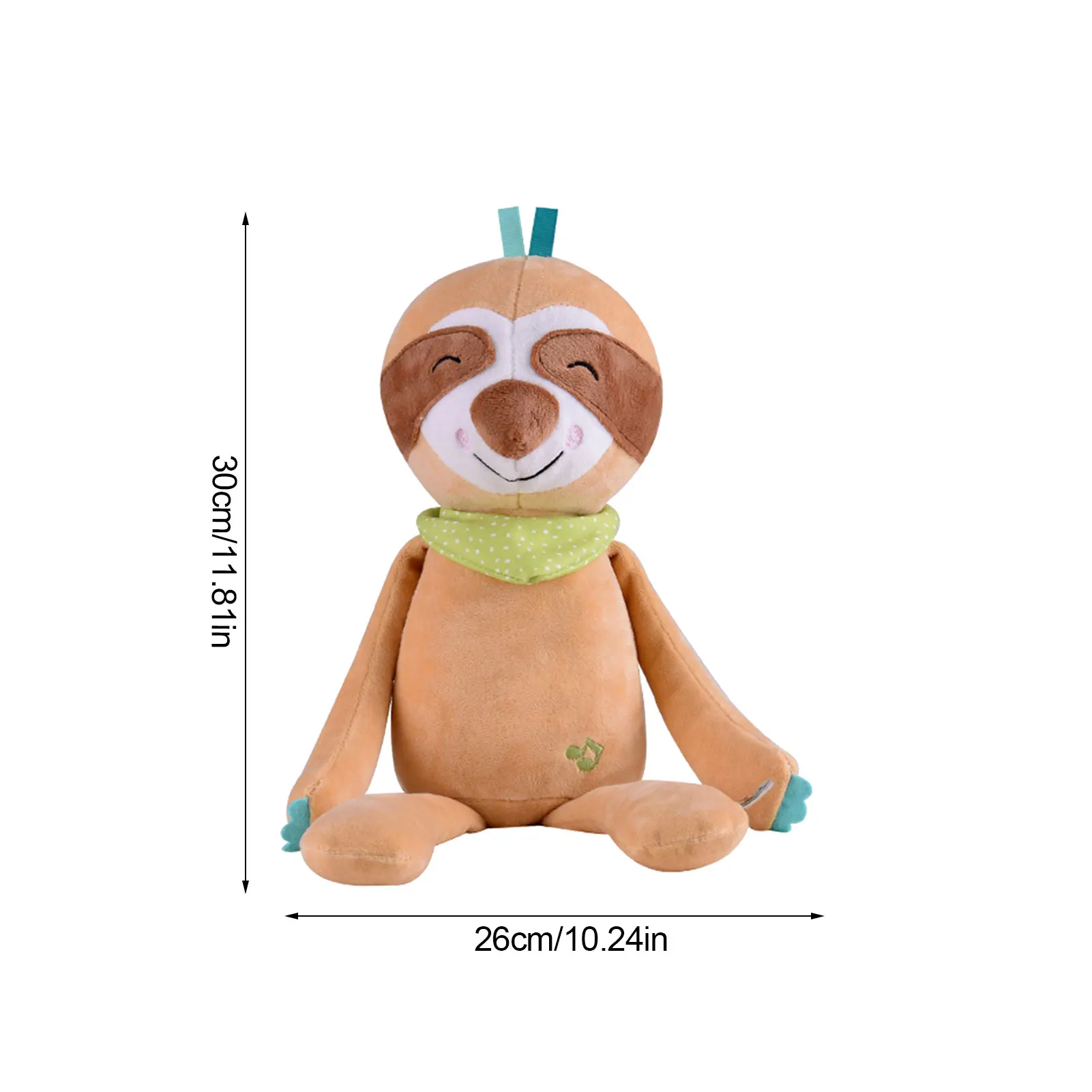 

Children Plush Toy Stuffed Animal LED Light Up Plushie Plush Soothing Toy Kids Gift D50