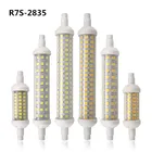 Светодиодная лампа R7s с COB матрицей, 220 В, 78 мм, 118 мм, 135 мм, лампа с регулируемой яркостью, сменсветильник галогенная лампа SMD 2835, светодиодная лампа направленного света R7S
