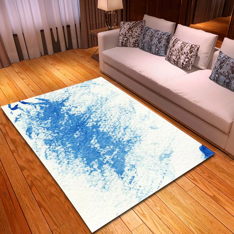 Современный простой домашний декор напольный коврик мягкая фланелевая