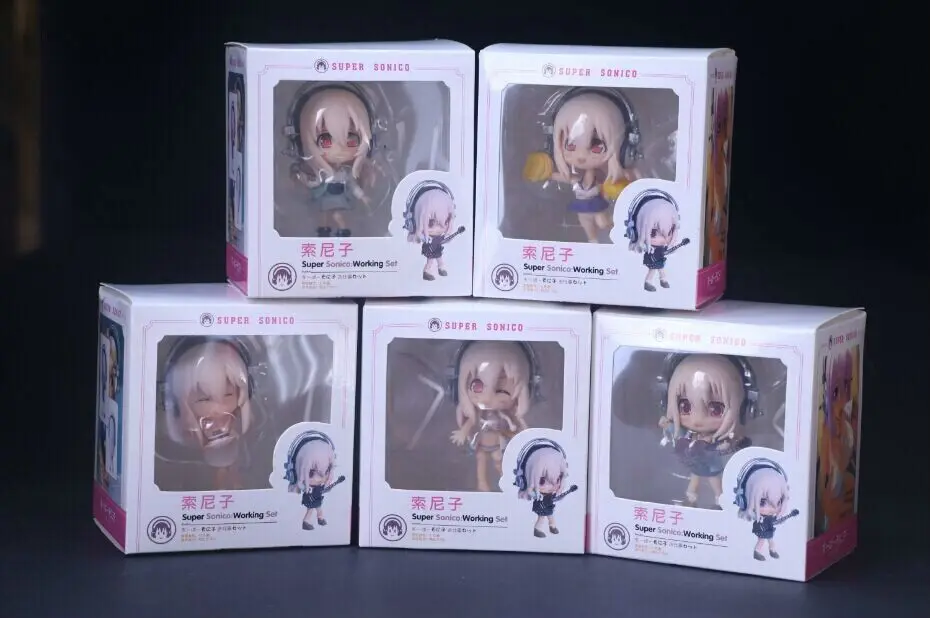 5 стилей Рабочий комплект супер сонико Хлопушка отряд гитара торт купальник петь