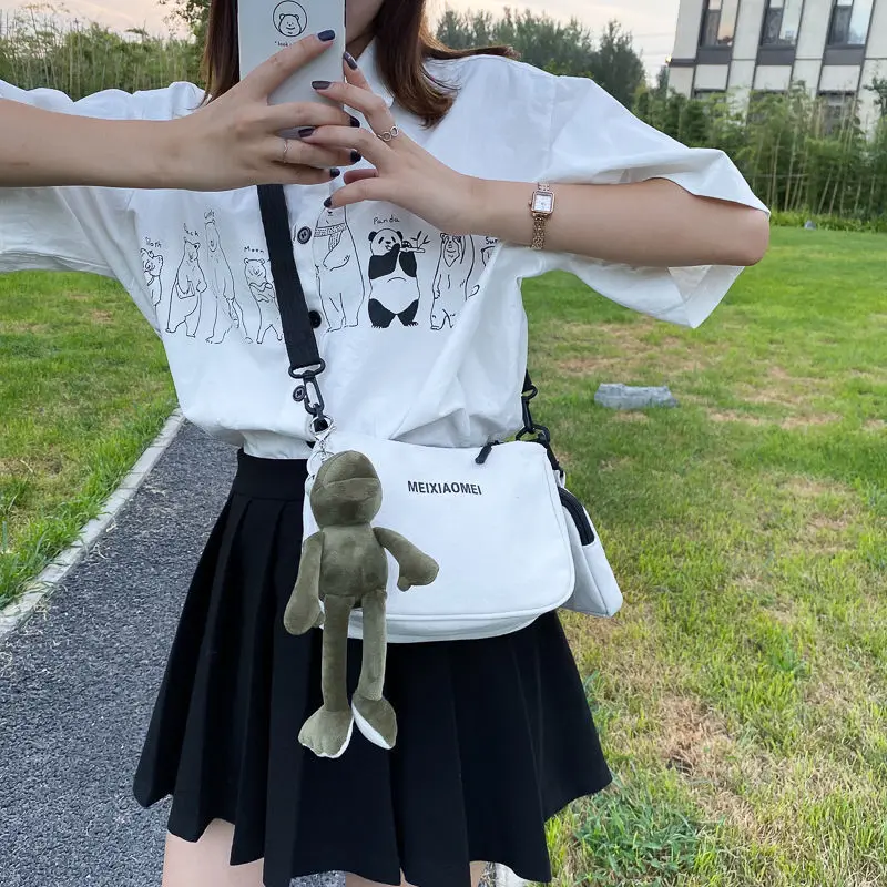 

Women's Shoulder Bag Women Canvas Cartoon Composite Bags Leisure Original Design Messenger Bag Composite Female Bag