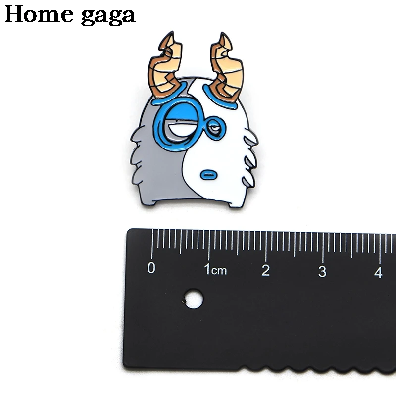 

DB120 Homegaga Cute Monster Enamel Brooch Pins Cartoon Brooches Lapel Metal Badge Accessories Gift for Friends